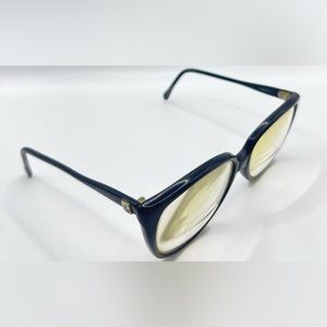Vintage Pathways Black Oval Sunglasses Frames Only